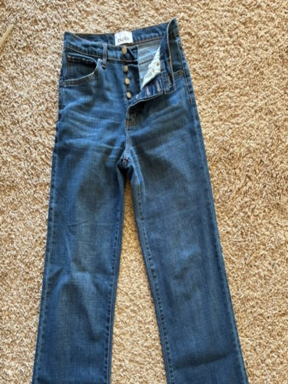 DU/ER midweight Performance Wide leg jeans Size 27x33